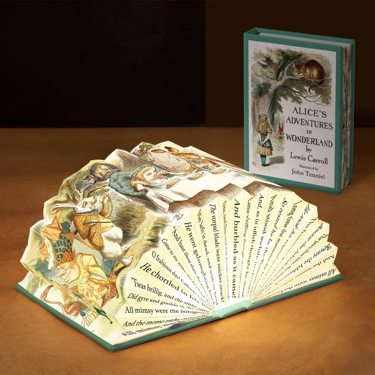 Alice's Adventures in Wonderland Book Light