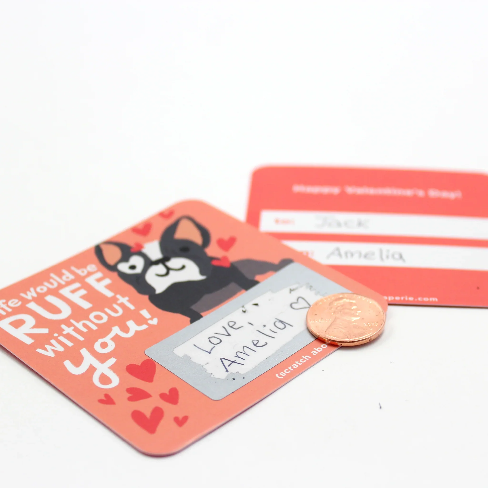 Animal Puns Scratch-off Valentine Cards - Image 2