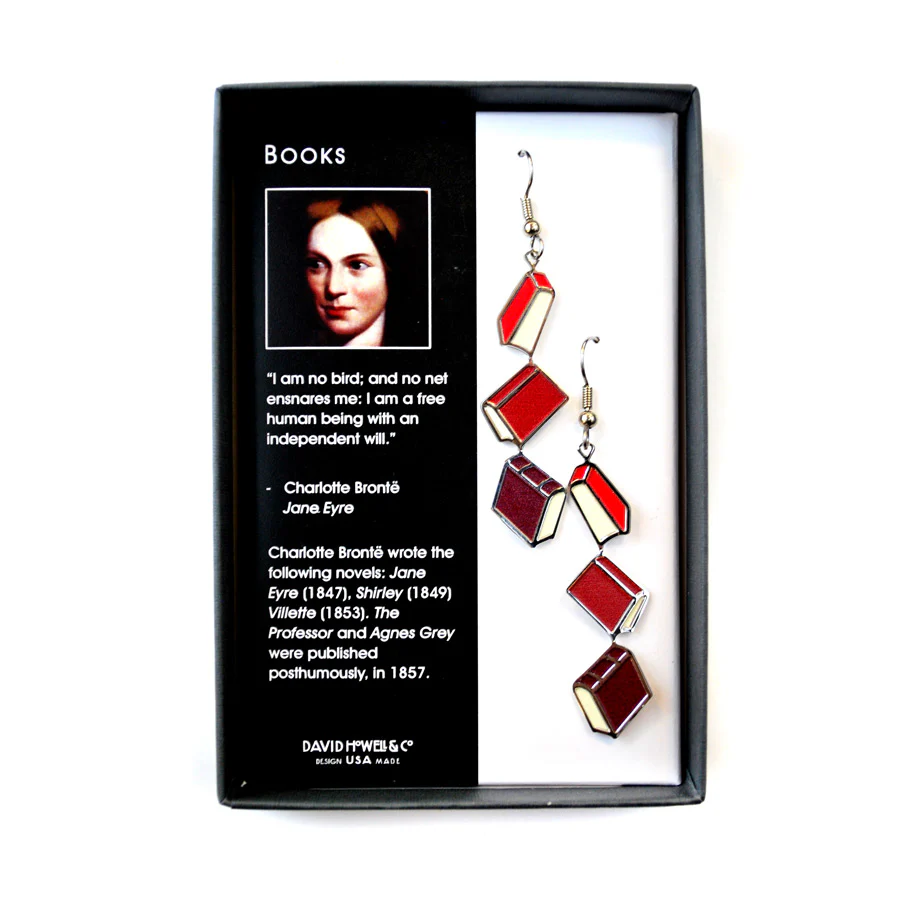 Brontë Book Earrings - Image 3