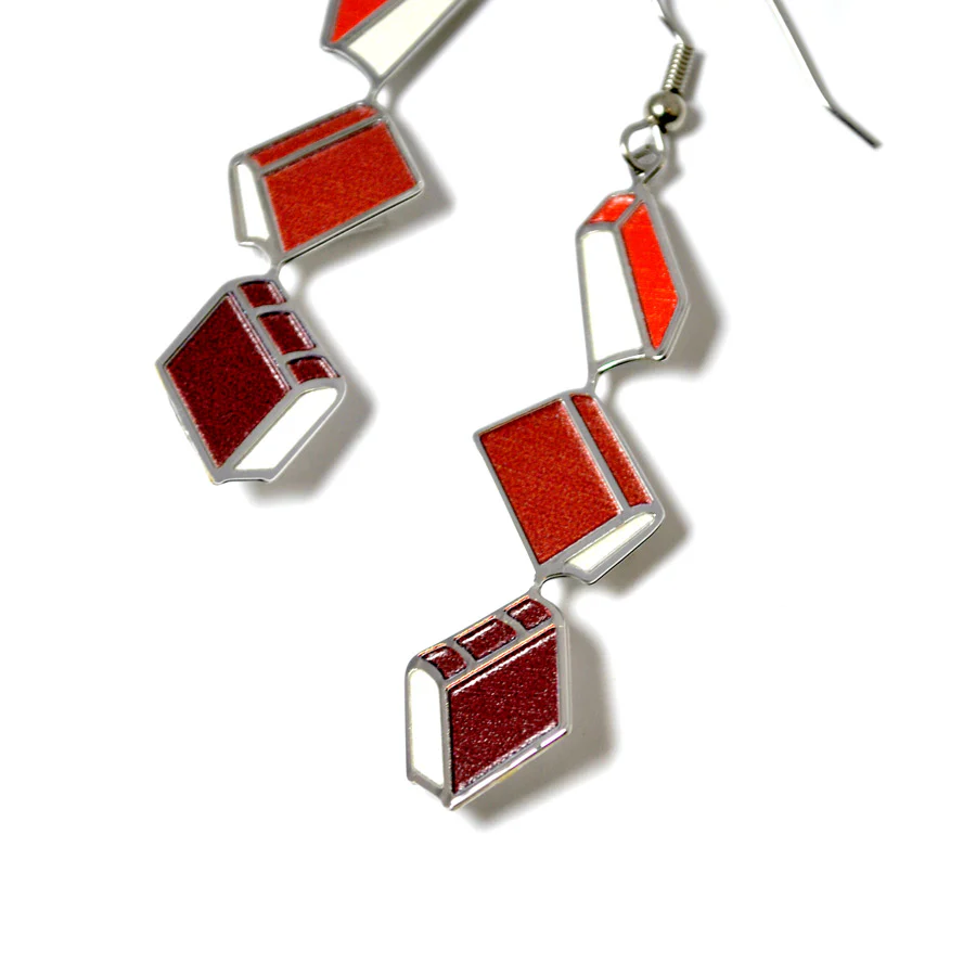 Brontë Book Earrings - Image 5