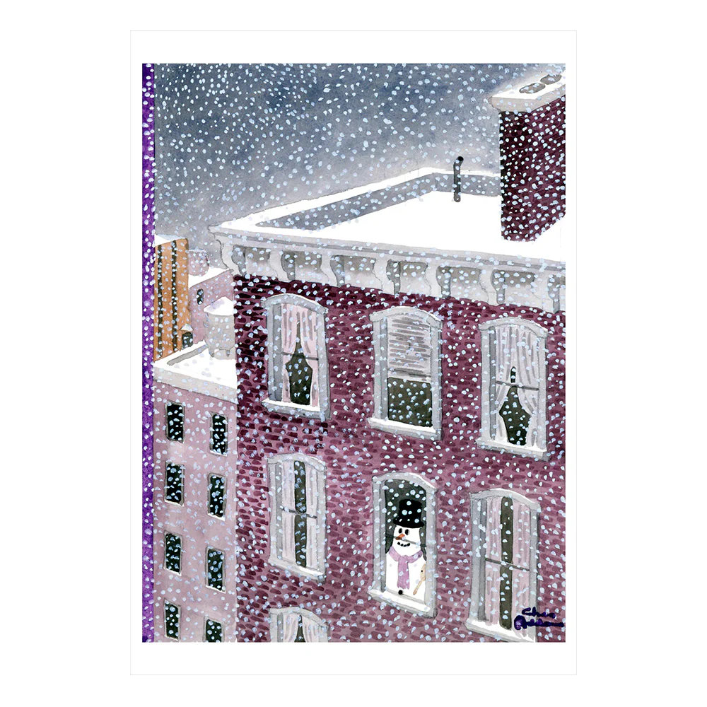 Charles Addams: Brownstone Snowman Holiday Boxed Cards - Image 2