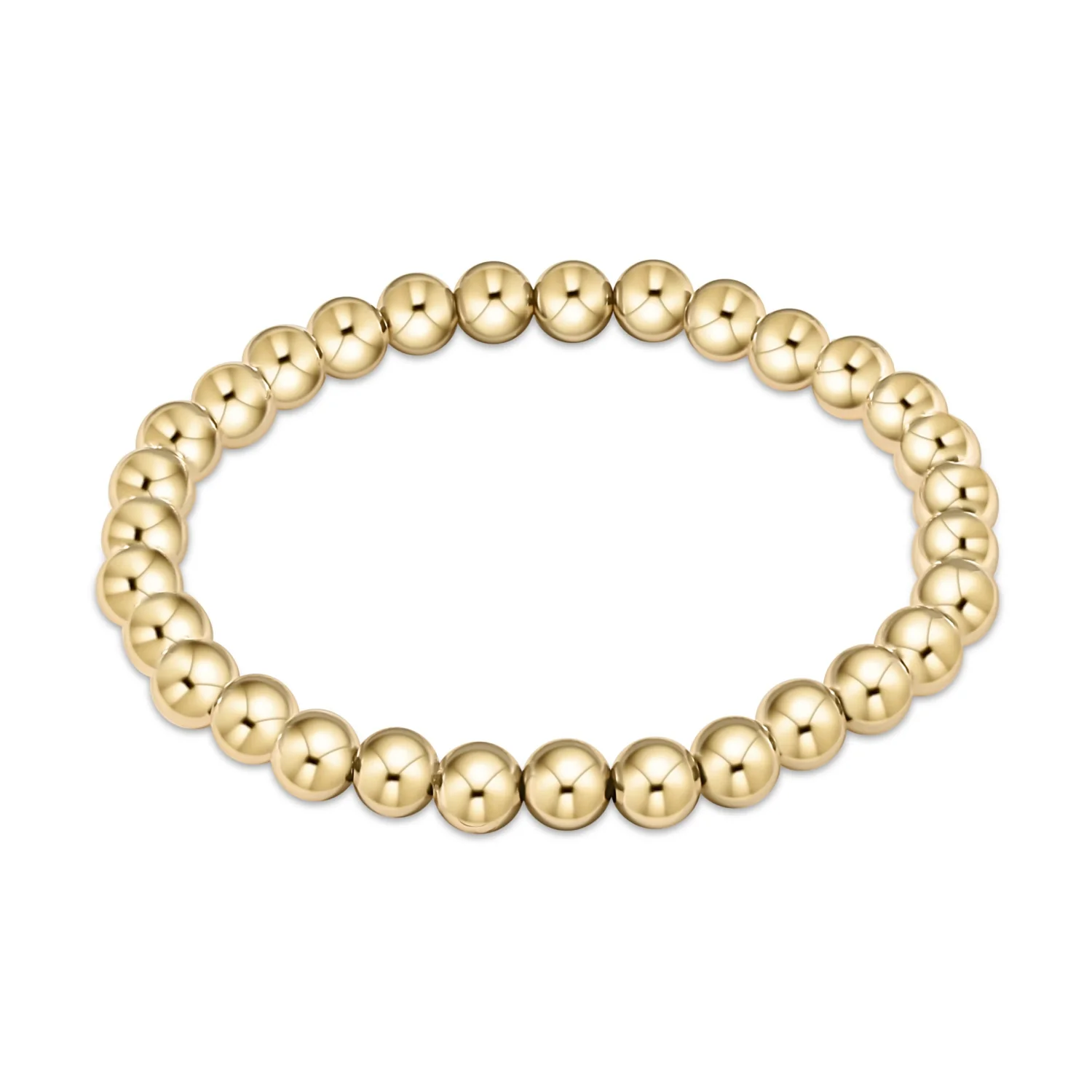 Classic Gold Bead Stackable Bracelet - Image 7