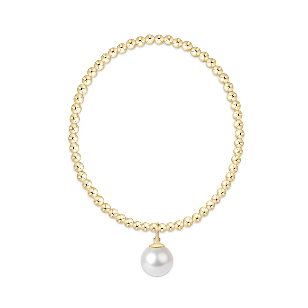 Classic Pearl Charm Bracelet