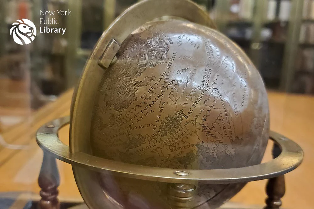 NYPL Hunt-Lenox Globe Document Folder - Image 5