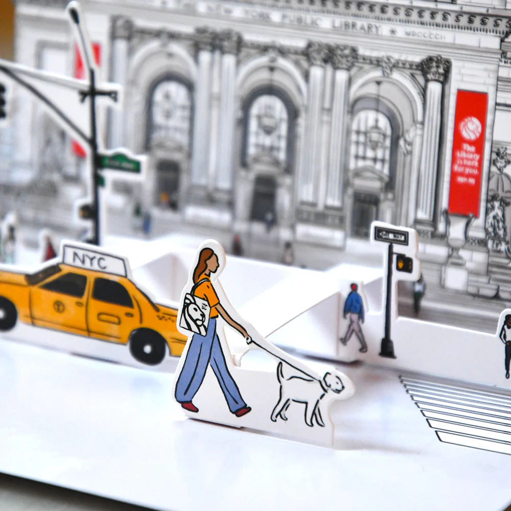 NYPL Building Pop-Up Card - Image 4