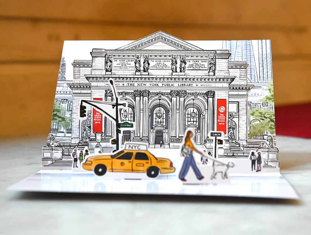 NYPL Building Pop-Up Card - Image 5