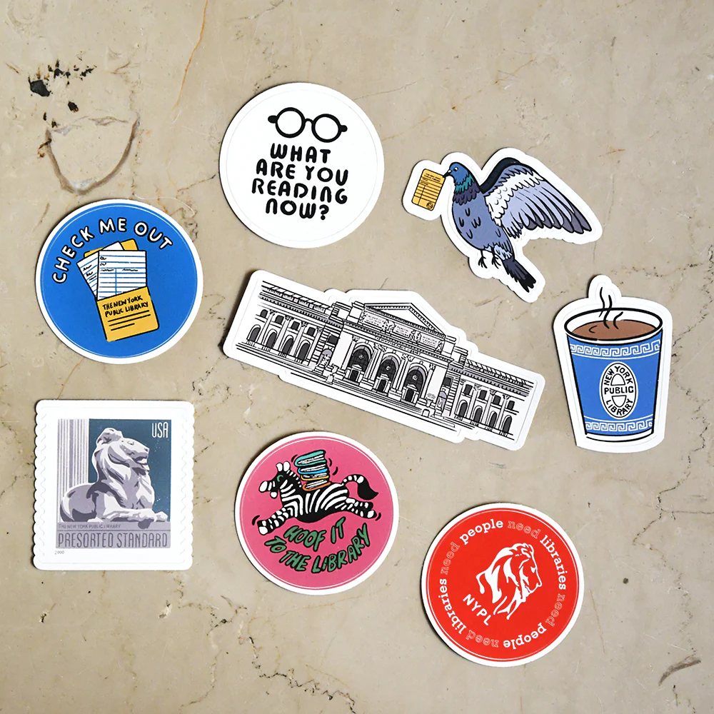 NYPL 'Check Me Out' Sticker - Image 3