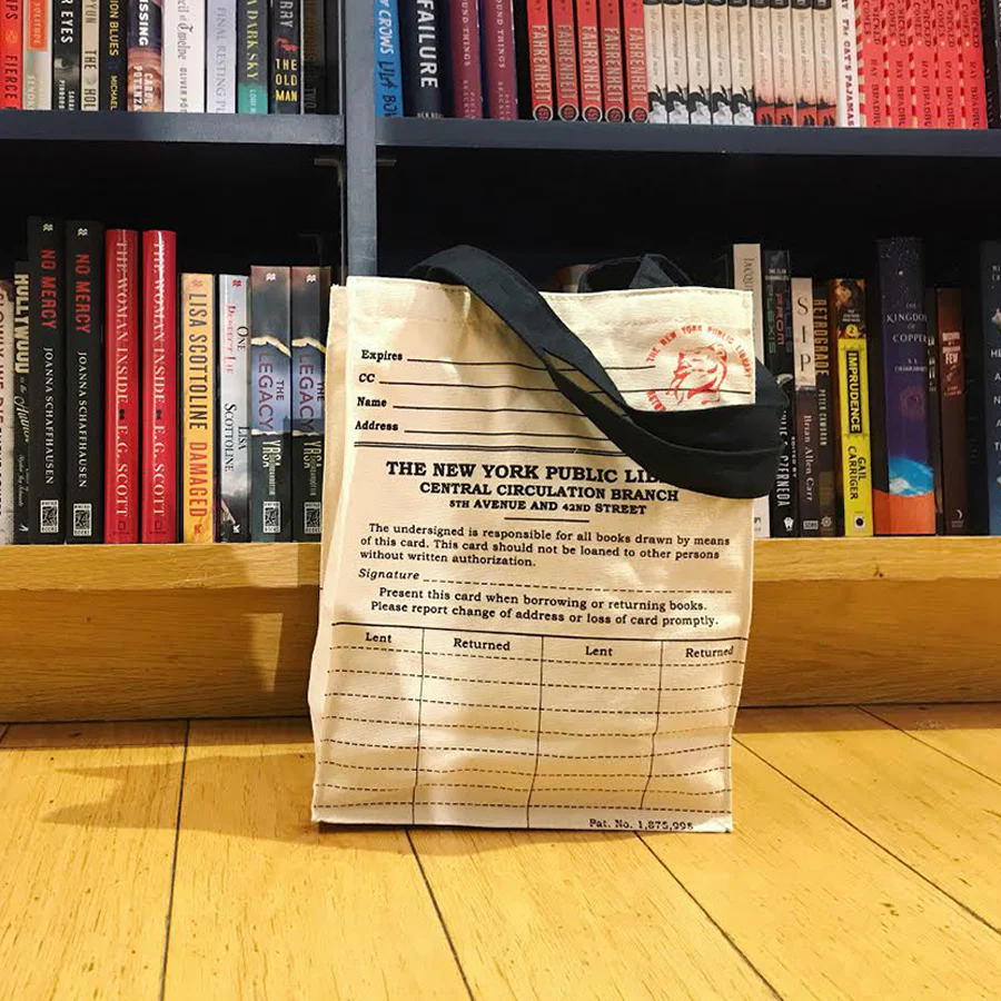 Mini NYPL Library Card Lunch Bag - Image 3