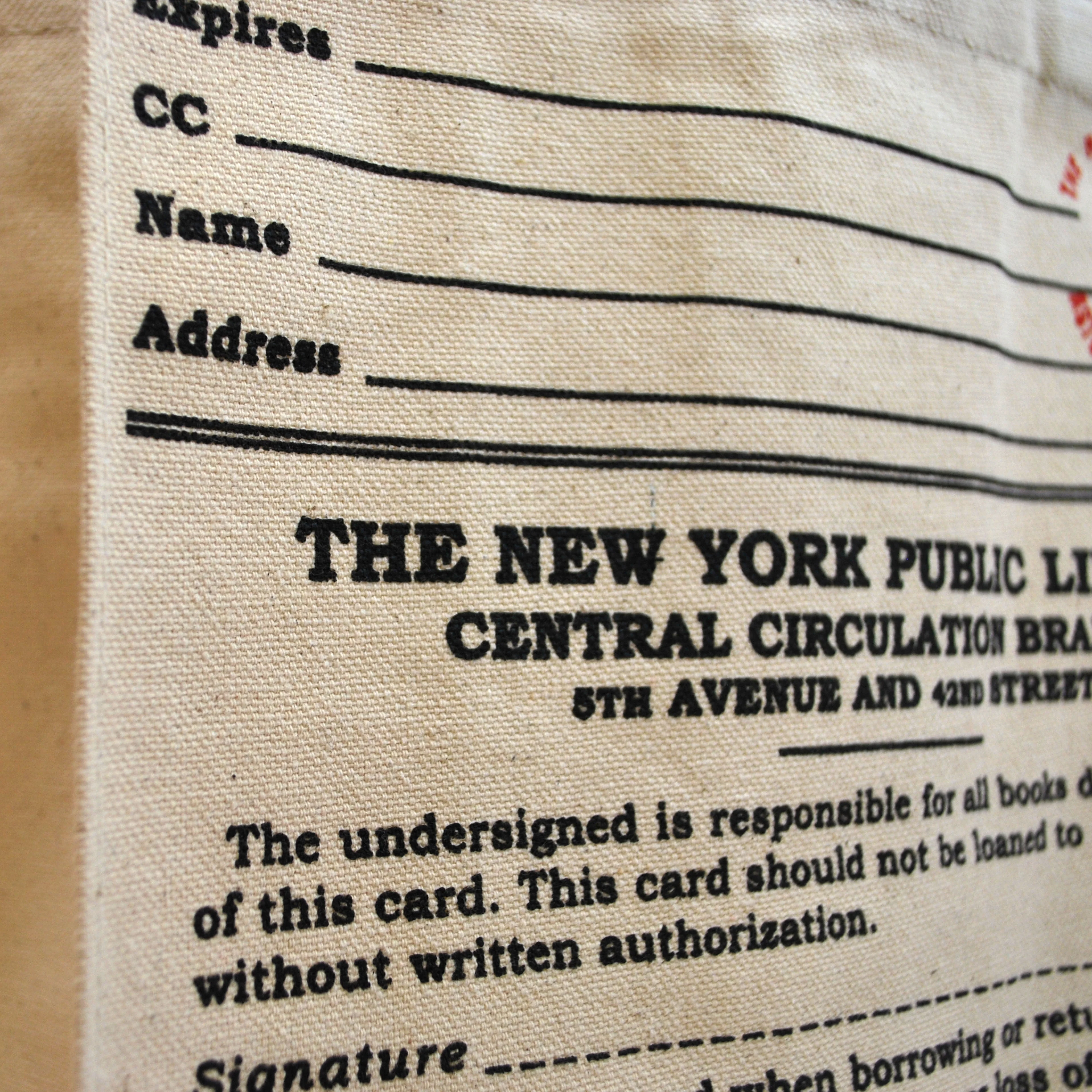 Mini NYPL Library Card Lunch Bag - Image 6