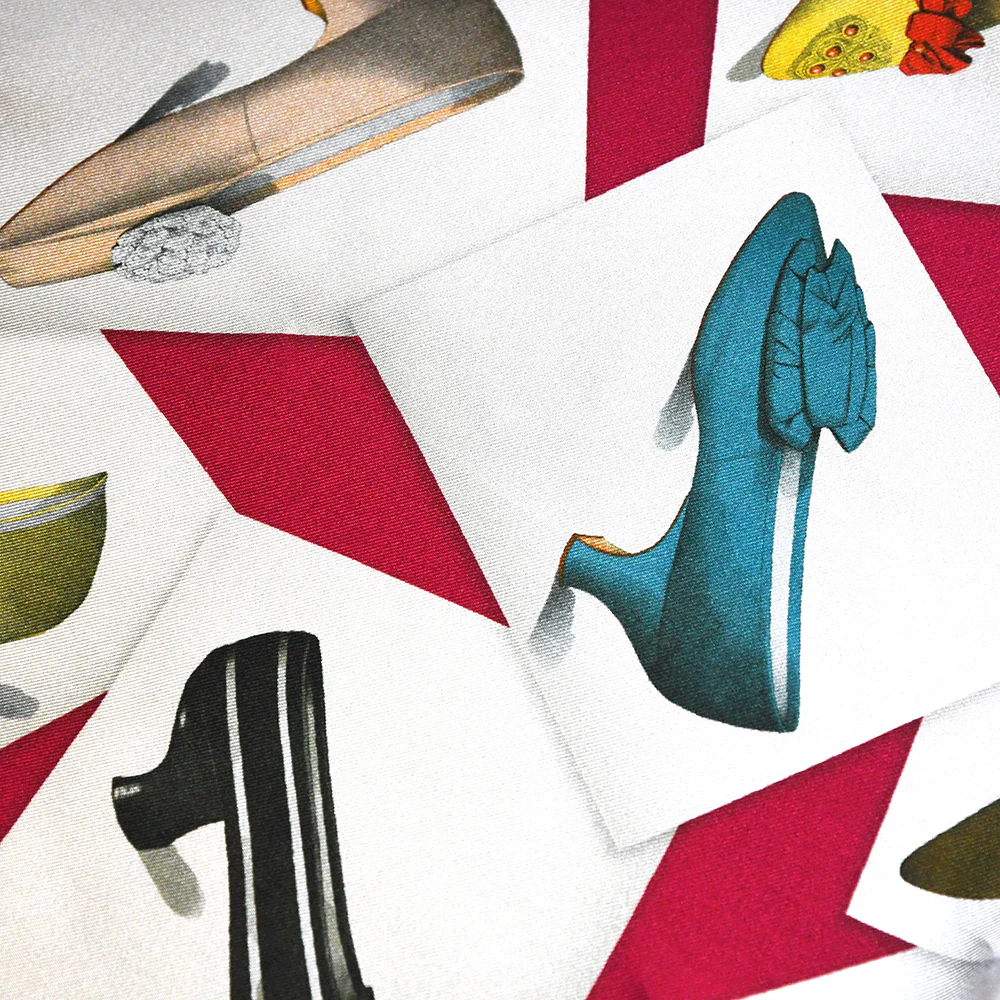 NYPL Pages of Shoes Silk Scarf - Image 4