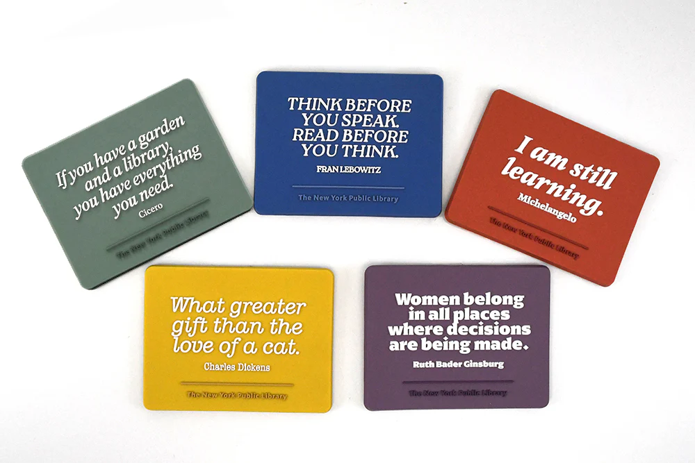 NYPL Ruth Bader Ginsburg Rubber Magnet - Image 2
