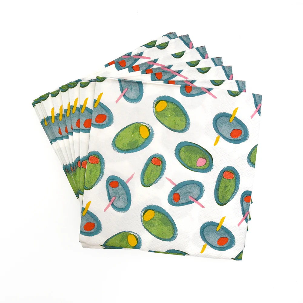 Olives Cocktail Napkins