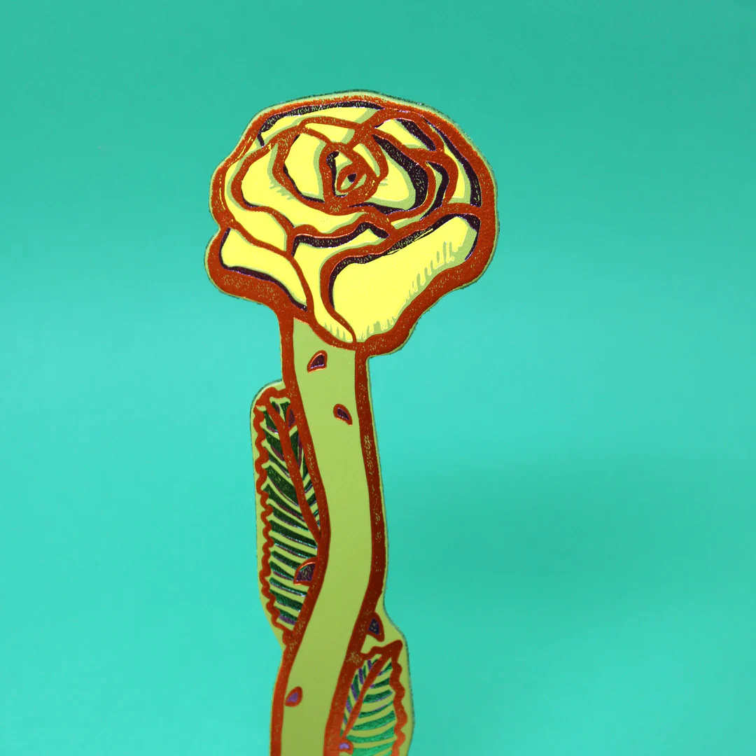Rose Leather Bookmark - Image 5