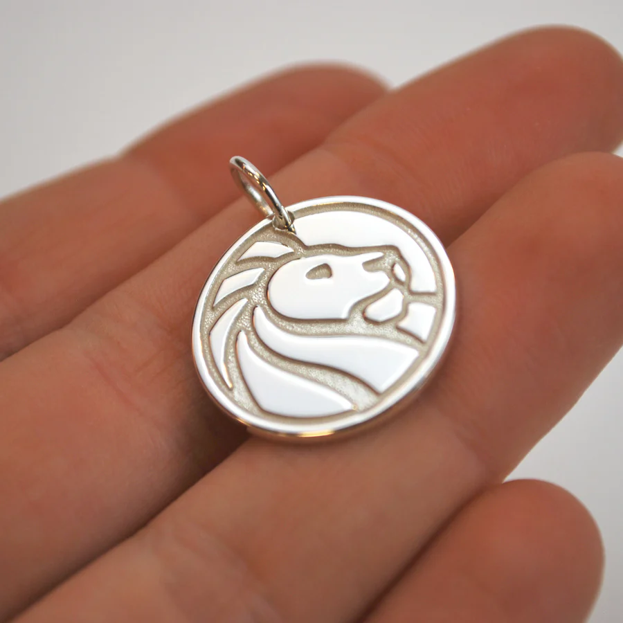 Silver NYPL Lion Charm - Image 4